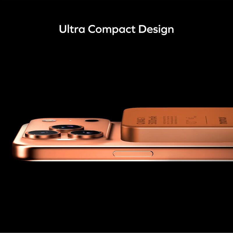 Універсальна мобільна батарея Momax Q.Mag X 5000mAh 20W Orange (IP116AM)
