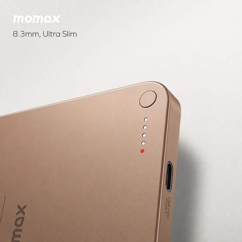 Універсальна мобільна батарея Momax Q.Mag X 5000mAh 20W Titanium (IP116AL2)