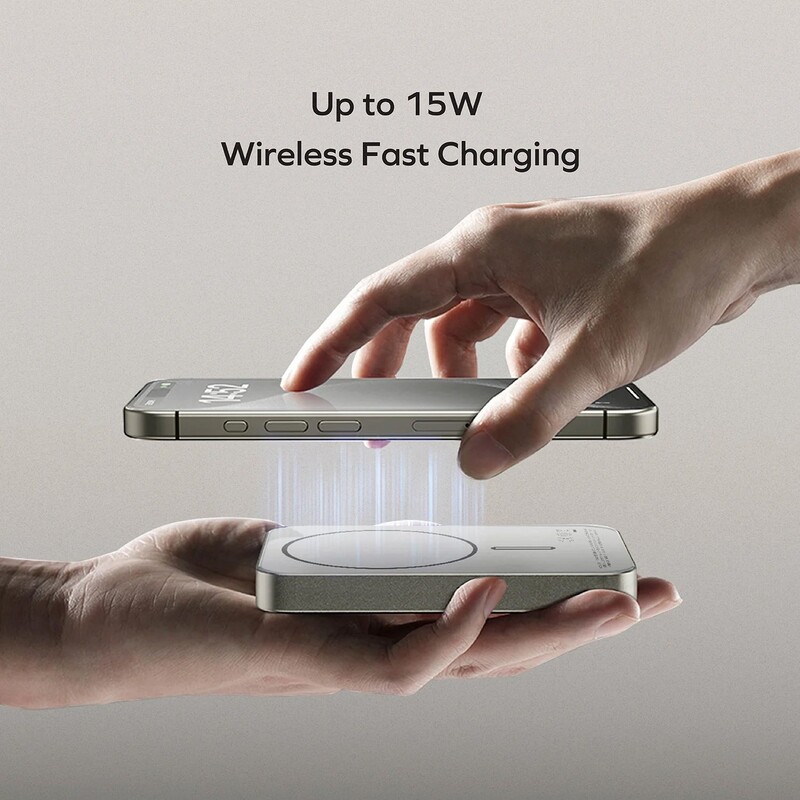 Универсальная мобильная батарея Momax Q.Mag X1 10000mAh 20W Titanium (IP117AE)