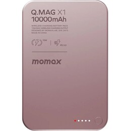 Универсальная мобильная батарея Momax Q.Mag X1 10000mAh 20W Pink (IP117AP)