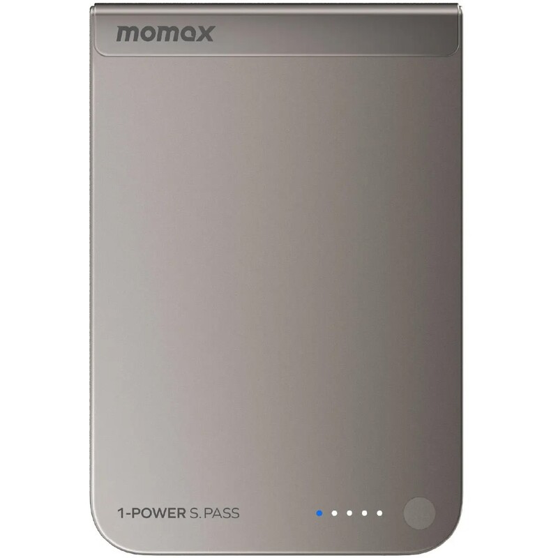 Універсальна мобільна батарея Momax 1-Power S.Pass Qi2 10000mAh 30W Titanium (IP162Q2L)