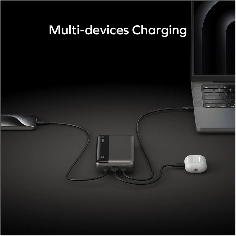 Універсальна мобільна батарея Momax 1-Power Ultra 25000mAh 145W Black (IP150D)