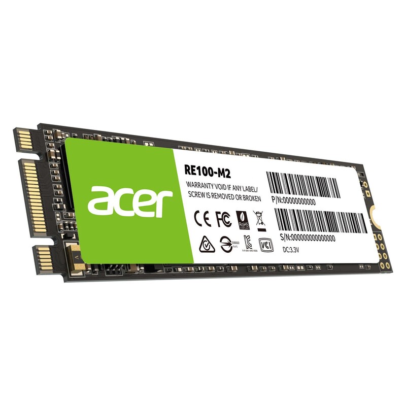 Накопичувач SSD 2TB Acer RE100 M.2 2280 SATA III 3D NAND TLC (BL.9BWWA.116)