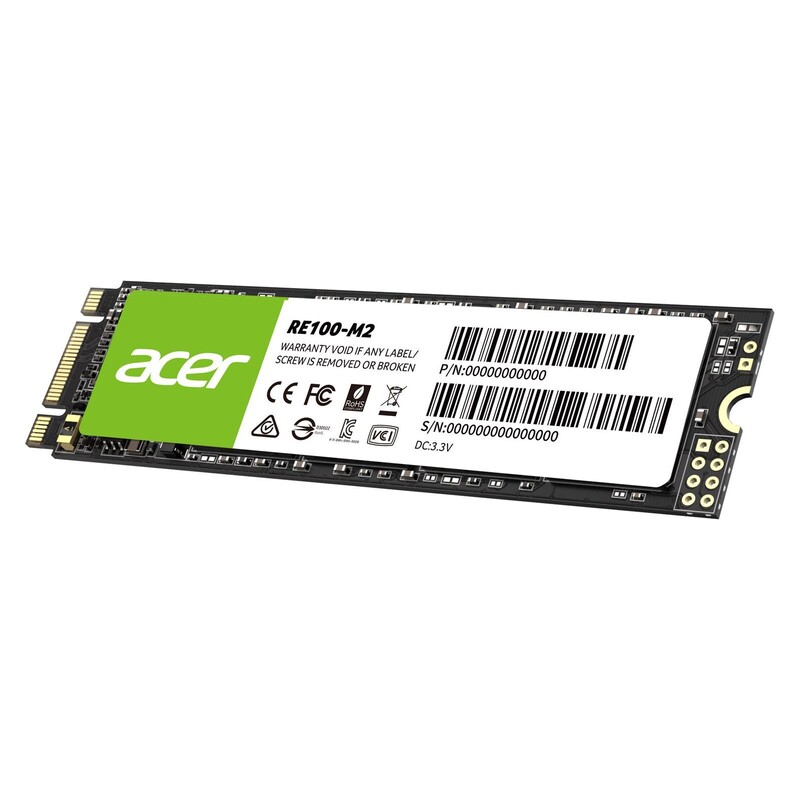 Накопичувач SSD 2TB Acer RE100 M.2 2280 SATA III 3D NAND TLC (BL.9BWWA.116)
