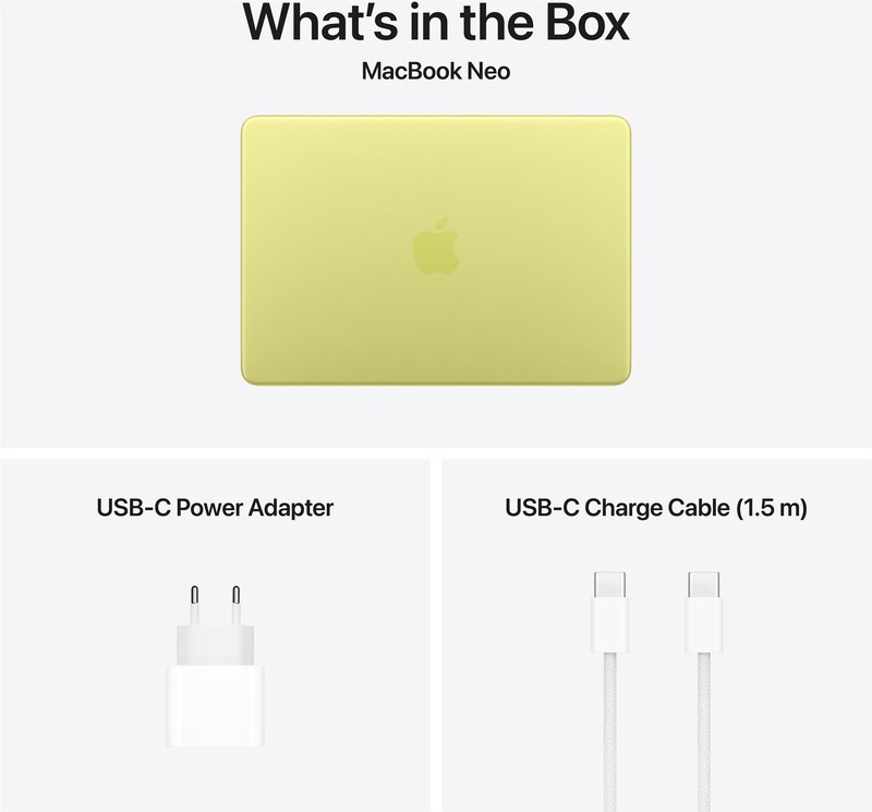 Ноутбук Apple MacBook Neo 13" A18 Pro 8/256GB 2026 (MHFD4UA/A) Citrus