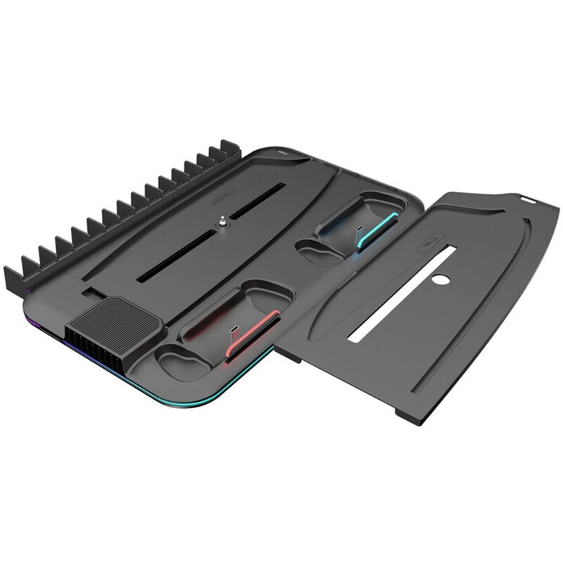 Мультифункціональна зарядна підставка Canyon CS-51 для PS5 Black (CND-CSPS5B-1)