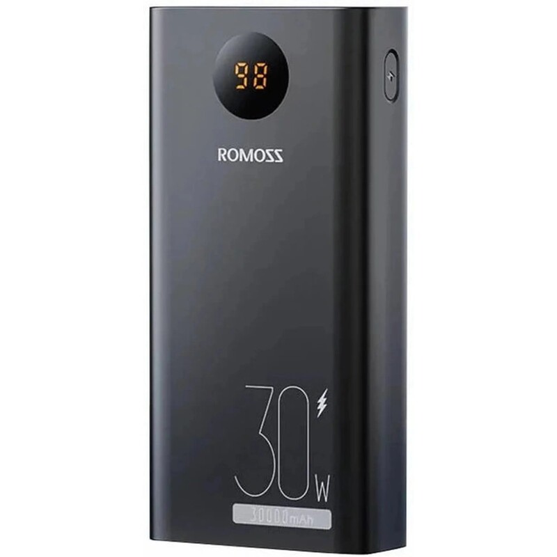 Універсальна мобільна батарея Romoss PEA30 30000mAh 30W Black (PEA30-292-2111H)