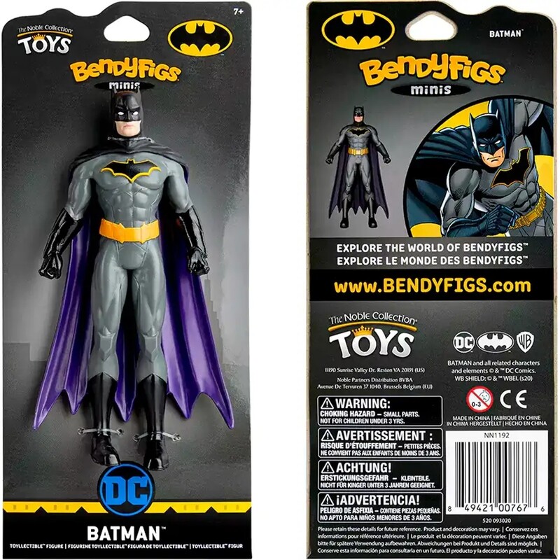 Колекційна фігурка Noble Collection DC Cosmics Batman Mini Bendyfig (NN1192)