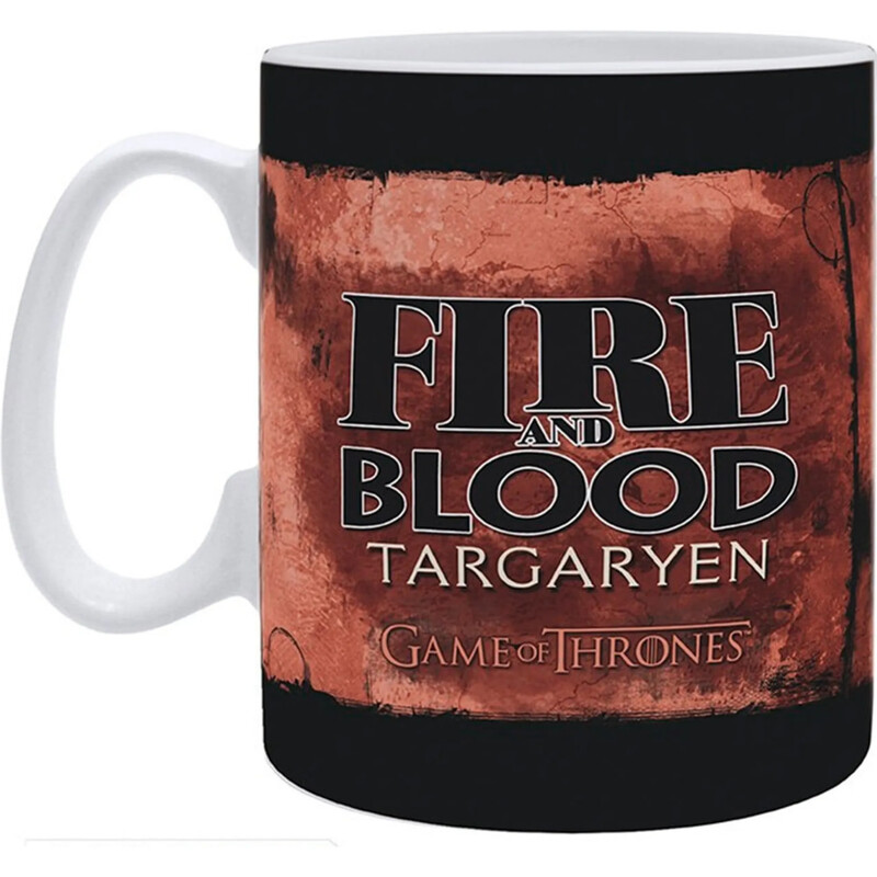 Чашка Abystyle Game of Thrones Fire and Blood Targaryen 460 мл (ABYMUG066)
