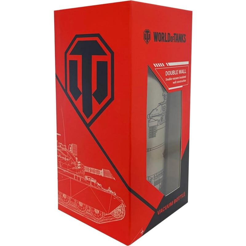 Термос Wargaming World of Tanks 650 мл Silver (FWGTHERMOS23STL00)