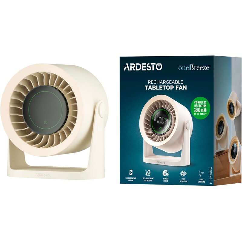 Вентилятор Ardesto OneBreeze FT-M75BG
