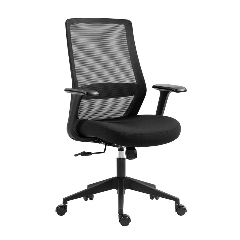 Крісло офісне 2E Office OC140 Black (2E-OC140-BLACK)