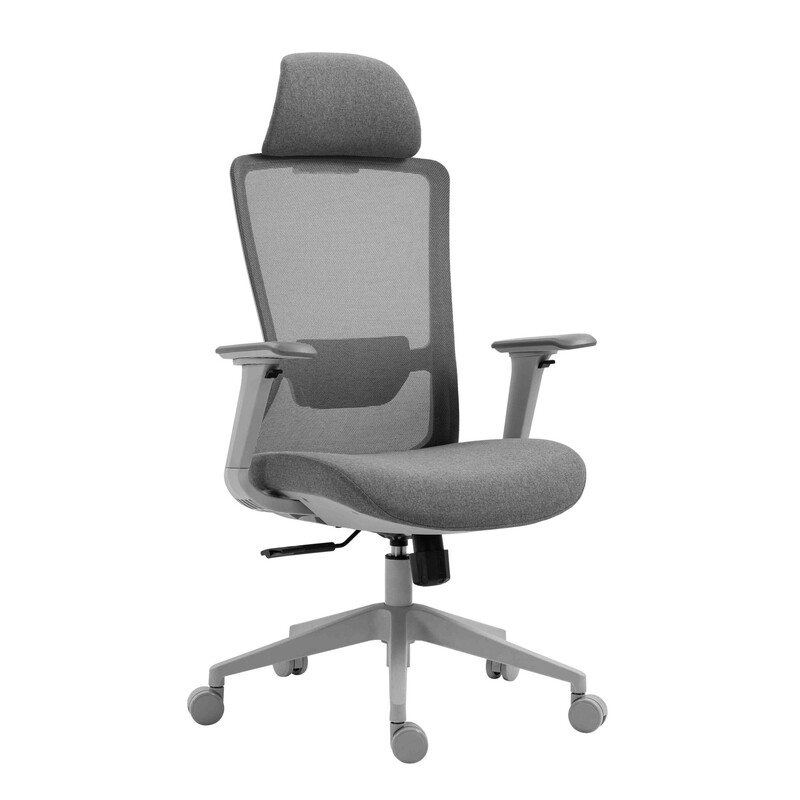 Крісло офісне 2E Office OC150 Grey (2E-OC150-GREY)