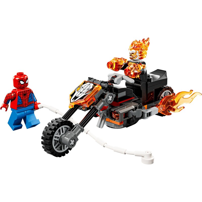 Конструктор LEGO Marvel Super Heroes Людина-павук vs Примарний вершник на мотоциклі (76335)