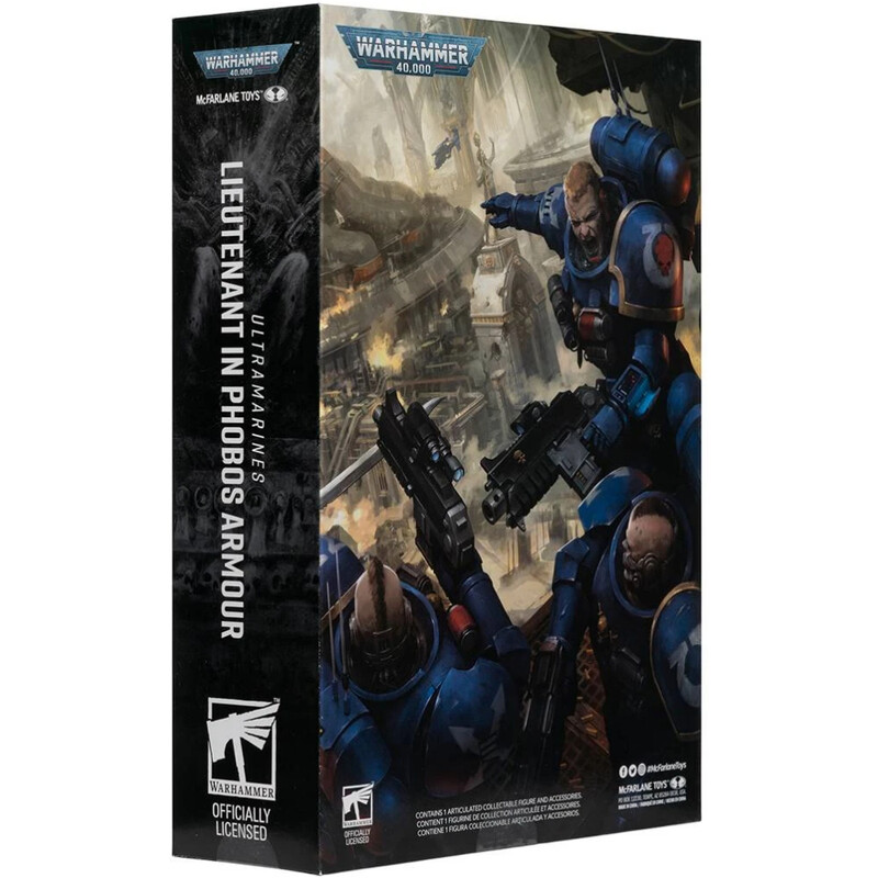 Коллекционная фигурка McFarlane Warhammer 40K Lieutenant In Phobos Armor Space Marine 7IN WV1 (10906)