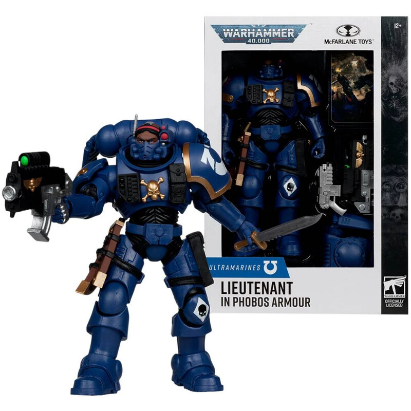 Коллекционная фигурка McFarlane Warhammer 40K Lieutenant In Phobos Armor Space Marine 7IN WV1 (10906)