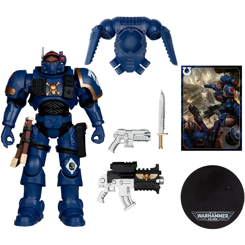 Коллекционная фигурка McFarlane Warhammer 40K Lieutenant In Phobos Armor Space Marine 7IN WV1 (10906)