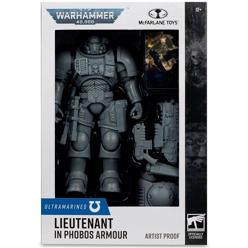 Коллекционная фигурка McFarlane Warhammer 40K Lieutenant In Phobos Armor Space Marine AP 7IN WV1 (10907)