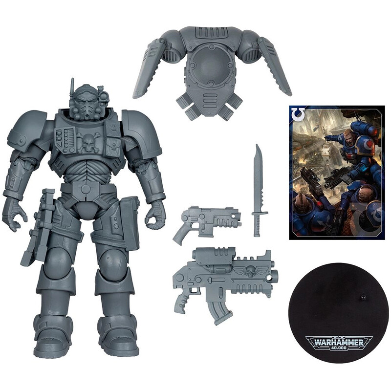 Коллекционная фигурка McFarlane Warhammer 40K Lieutenant In Phobos Armor Space Marine AP 7IN WV1 (10907)
