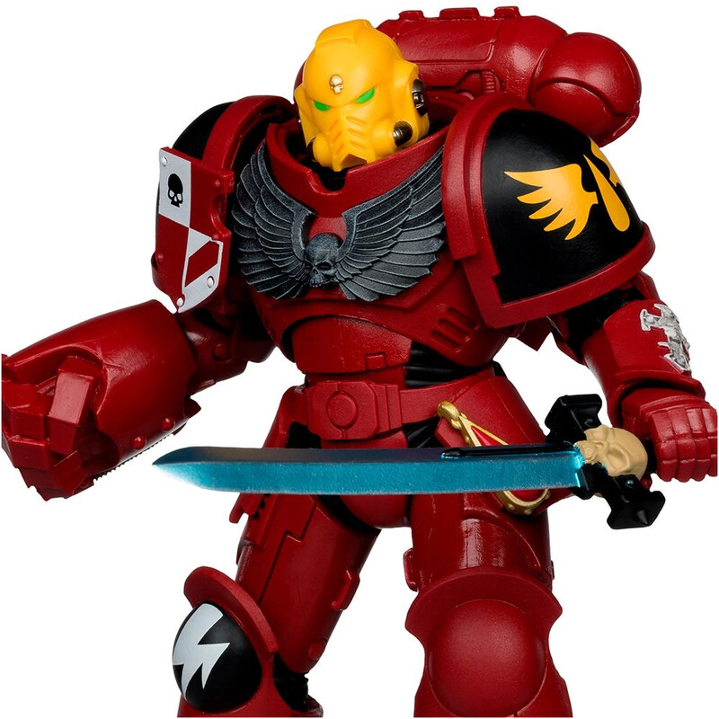 Коллекционная фигурка McFarlane Warhammer 40K Assault Intercessor Sergeant Blood Angel 7IN WV1 (10948)