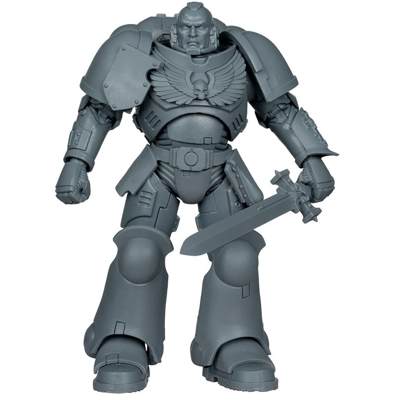 Коллекционная фигурка McFarlane Warhammer 40K Assault Intercessor Sergeant Blood Angel AP 7IN WV1 (10949)