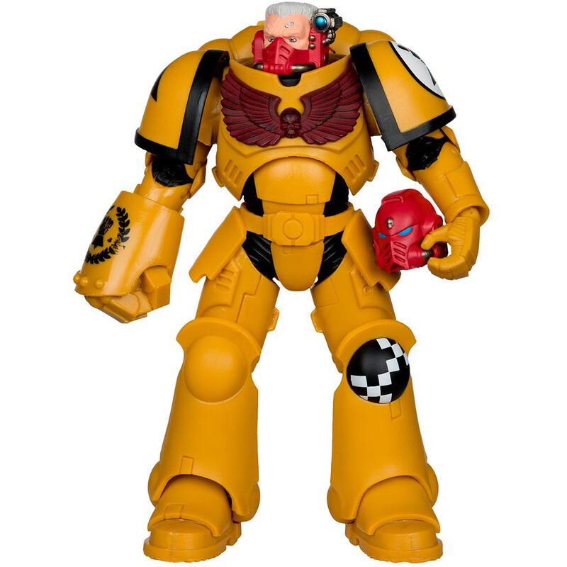 Коллекционная фигурка McFarlane Warhammer 40K Intercessor Sergeant Imperial Fist Gold Label 7IN (10954)