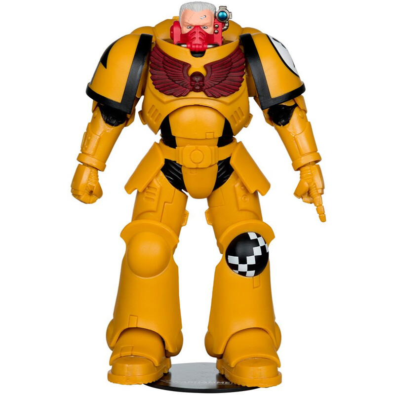 Коллекционная фигурка McFarlane Warhammer 40K Intercessor Sergeant Imperial Fist Gold Label 7IN (10954)