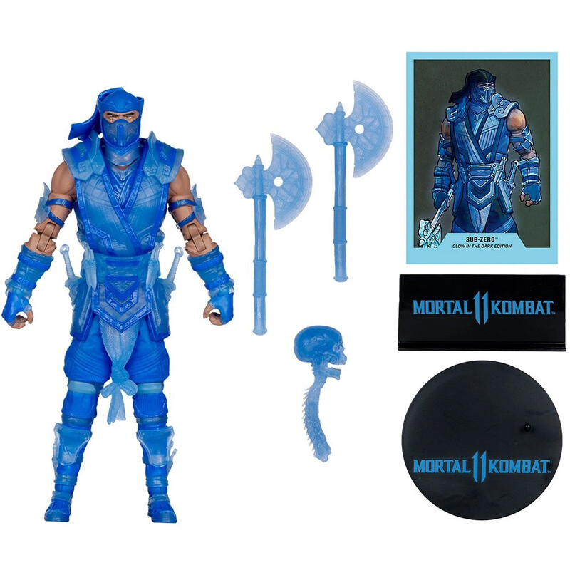 Колекційна фігурка McFarlane Mortal Kombat 11 Sub-Zero-Glow In The Dark Edition Gold Label (11097)