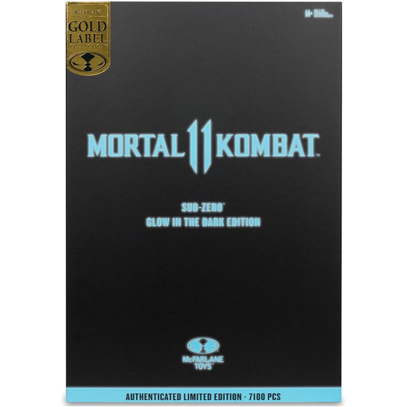Колекційна фігурка McFarlane Mortal Kombat 11 Sub-Zero-Glow In The Dark Edition Gold Label (11097)