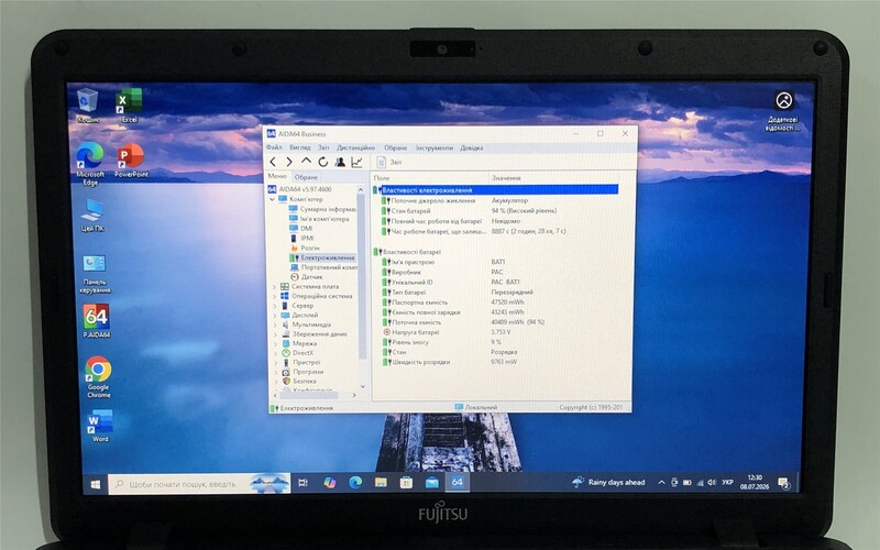 Ноутбук Fujitsu Lifebook A512 / 15.6" (1366х768) / i3-3110M / 8GB / 320GB HDD / Win10Pro - Б/в