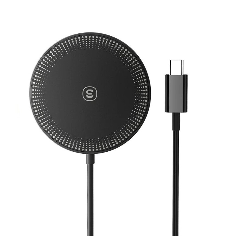 Бездротовий зарядний пристрій Essager Chengfeng 15W Black (EWXCX-CF01-Z)