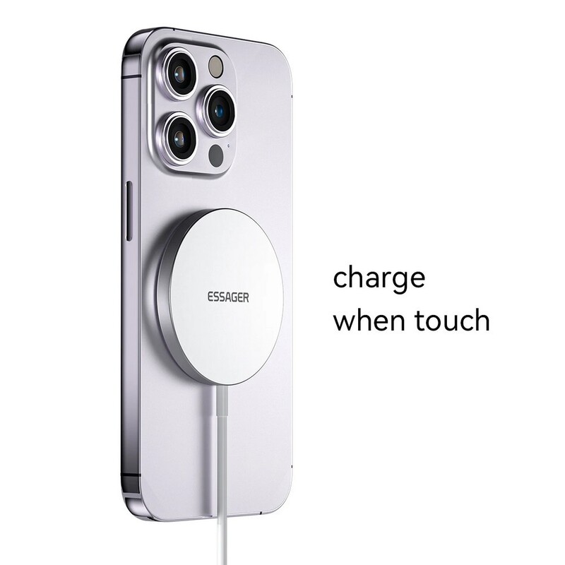 Бездротовий зарядний пристрій Essager YiT 15W White (EWXCX-YT02-Z)