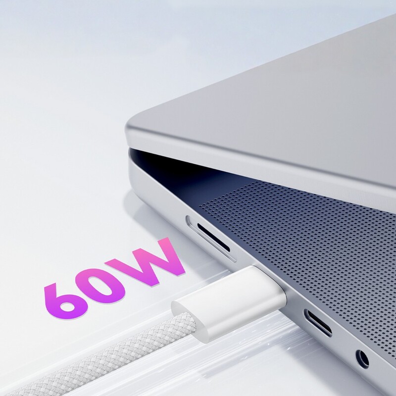 Мережевий зарядний пристрій Essager Vanjane 20W USB-C White (EFJB02-JSTT2-T) + кабель USB Type-C