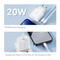 Фото - Мережевий зарядний пристрій Essager Vanjane 20W USB-C White (EFJB02-XBL02-T) + кабель Lightning | click.ua