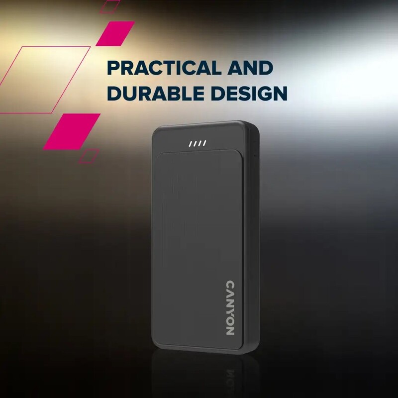 Універсальна мобільна батарея Canyon OnPower 200 20000mAh Black (CNS-CPB200B)