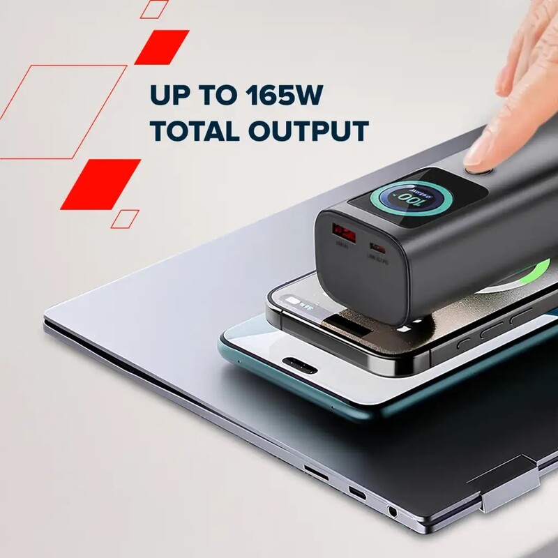 Універсальна мобільна батарея Canyon OnPower 265 20000mAh 165W Dark Grey (CNS-CPB265DG)