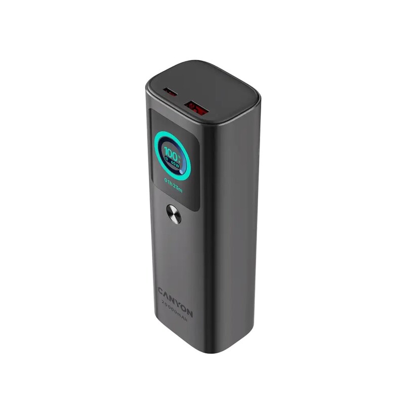 Універсальна мобільна батарея Canyon OnPower 265 20000mAh 165W Dark Grey (CNS-CPB265DG)