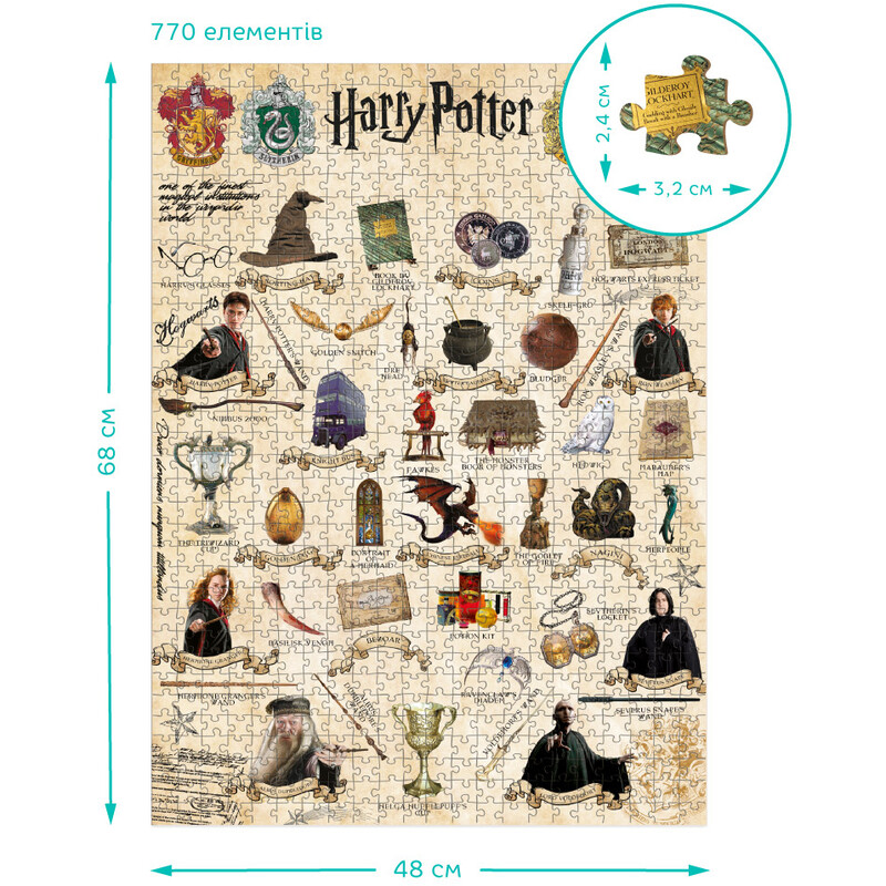 Пазл DoDo Harry Potter. Посібник для чарівників (200569)
