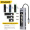 Фото - USB-хаб Essager 8 in 1 USB-C Hub with 10Gbps M.2 NVMe SSD Enclosure (EHB08-QK0G-Z) | click.ua