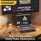 Фото - USB-хаб Essager 8 in 1 USB-C Hub with 10Gbps M.2 NVMe SSD Enclosure (EHB08-QK0G-Z) | click.ua