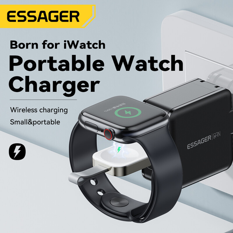 Бездротовий зарядний пристрій Essager Yibay Smart Watch Wirless Charger White (EWXA-YB02-Z)