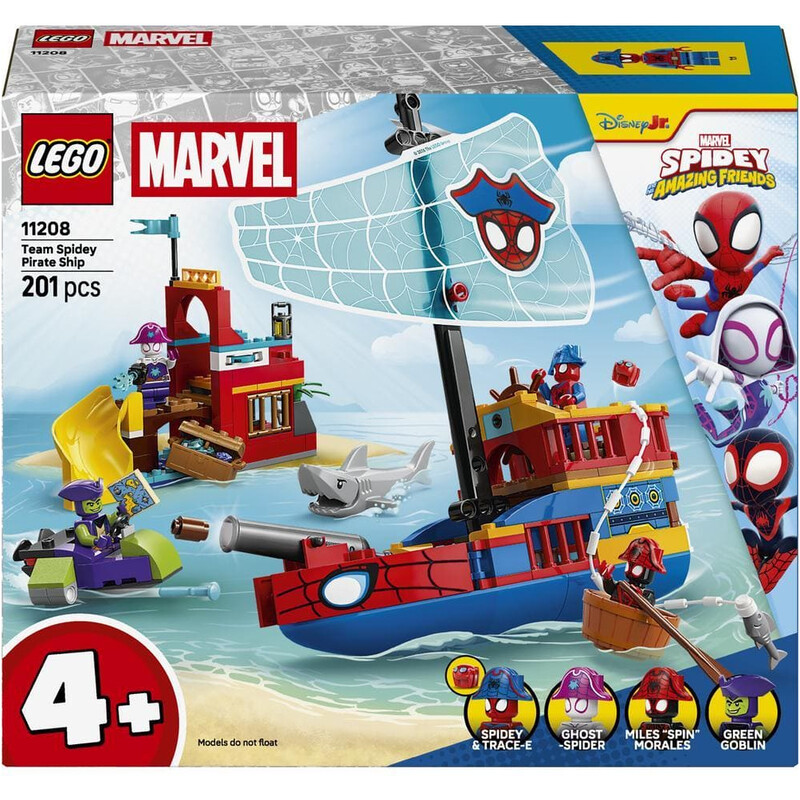 Конструктор LEGO Spidey Піратський корабель команди Павука (11208)