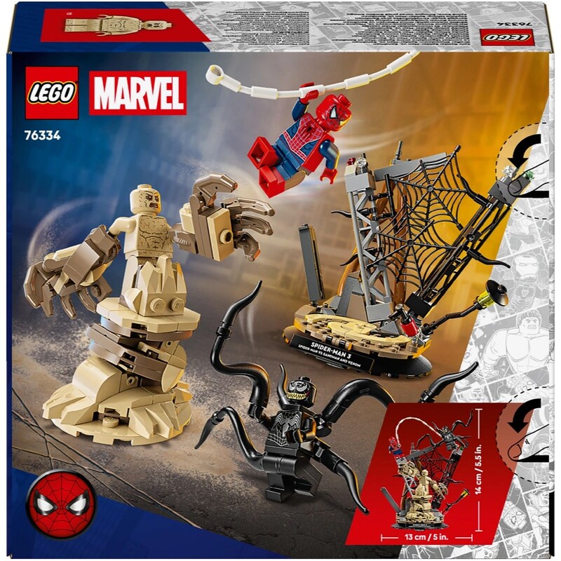 Конструктор LEGO Super Heroes Легендарна битва: Людина-павук vs. Піщана людина (76334)