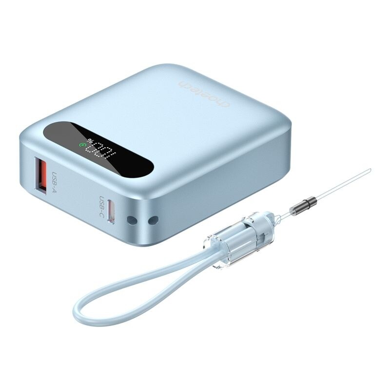 Универсальная мобильная батарея Choetech B862 10000mAh 22.5W Blue (B860-CCLBE)