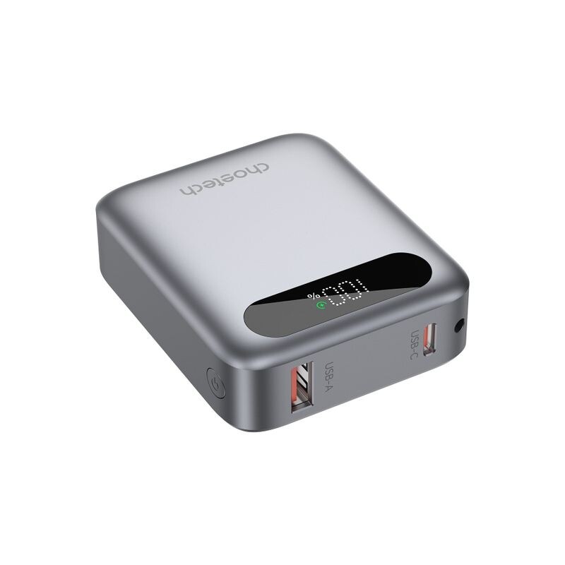 Універсальна мобільна батарея Choetech B862 10000mAh 22.5W Grey (B860-CCGY)