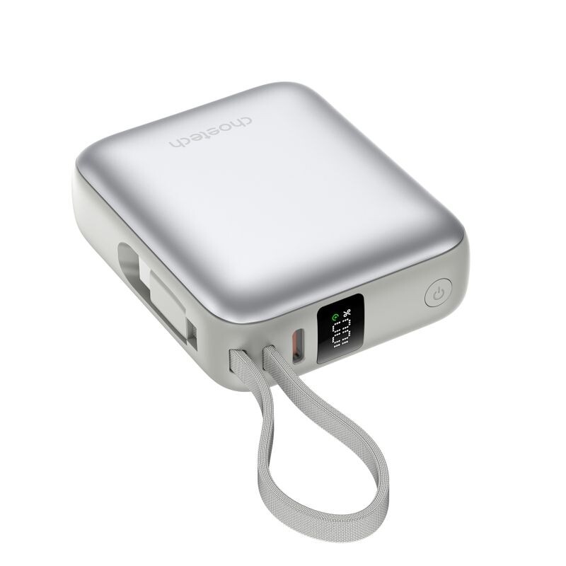 Универсальная мобильная батарея Choetech B832 10000mAh 35W Silver (B832-SL)