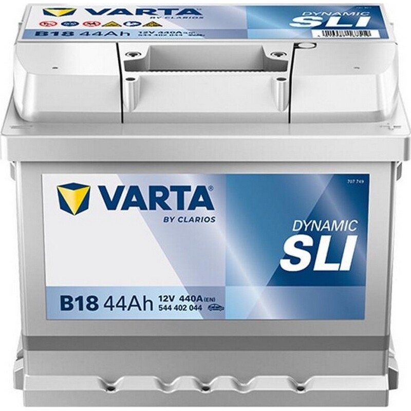 Акумулятор автомобільний Varta Blue Dynamic SLA 44Ah 440А 12V R+ (544402044)