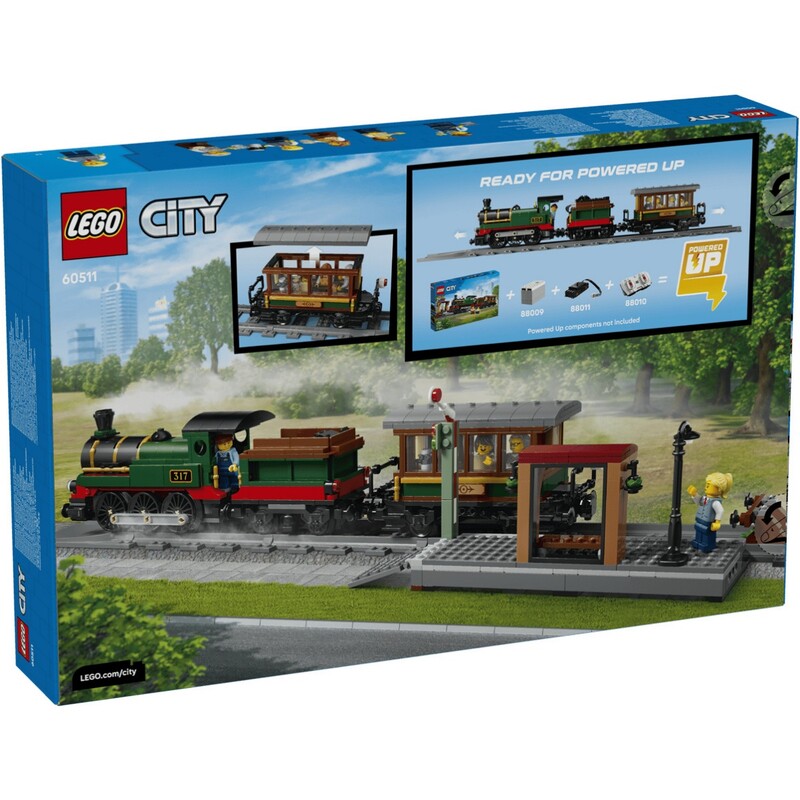 Конструктор LEGO City Старовинний паровоз (60511)