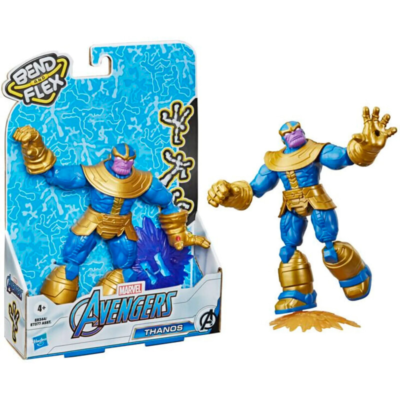Коллекционная фигурка Hasbro Avengers Bend and Flex Thanos (E7377_E8344)