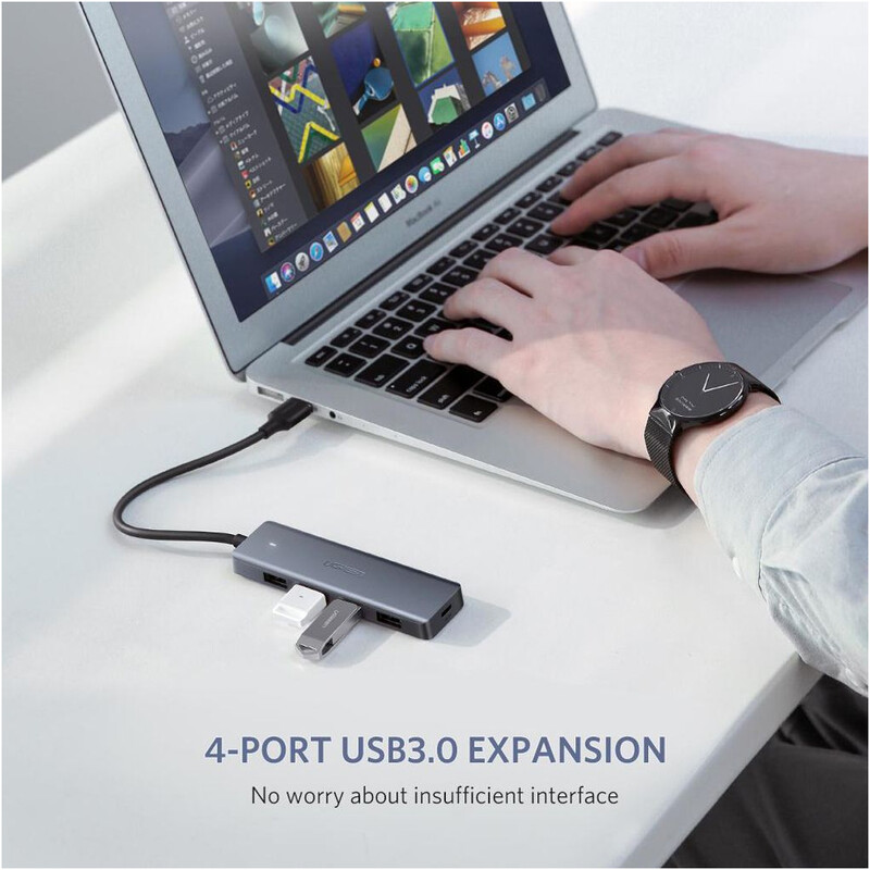USB-хаб Ugreen CM219 USB 3.0 - 4xUSB 3.0 (50985)